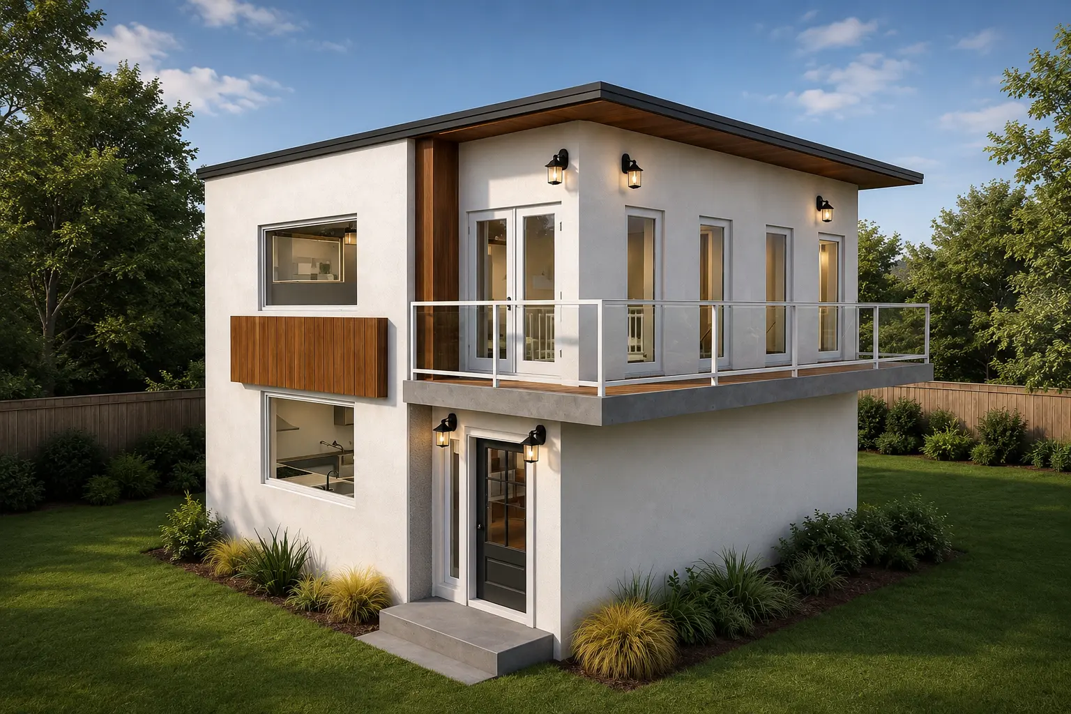 Modern custom accessory dwelling unit built by JT & Brothers Construction in San Diego
